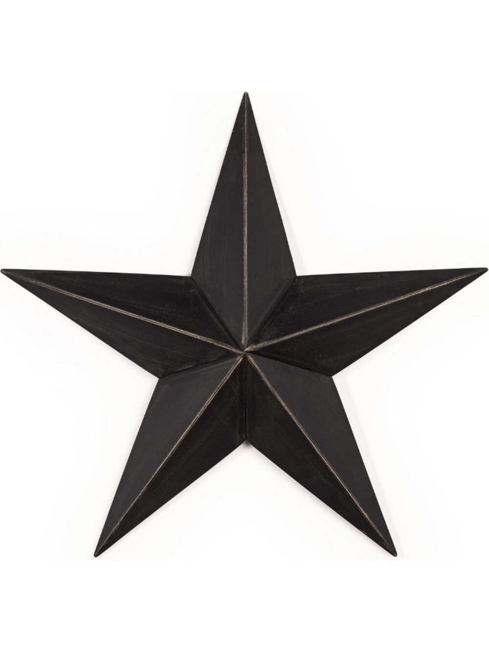 Galvanized Metal Barn Star - 12" Farmhouse Wall Decor - Rustic Hanging Star
